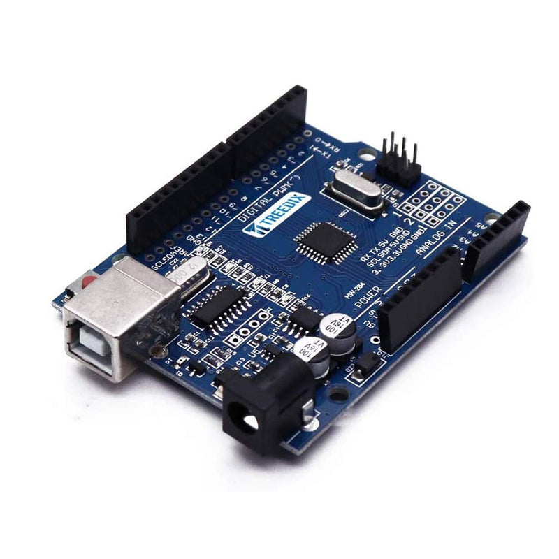  [AUSTRALIA] - Treedix ATmega328P CH340 Development Board Compatible with Arduino UNO R3 Board Kit for Starter with Cable