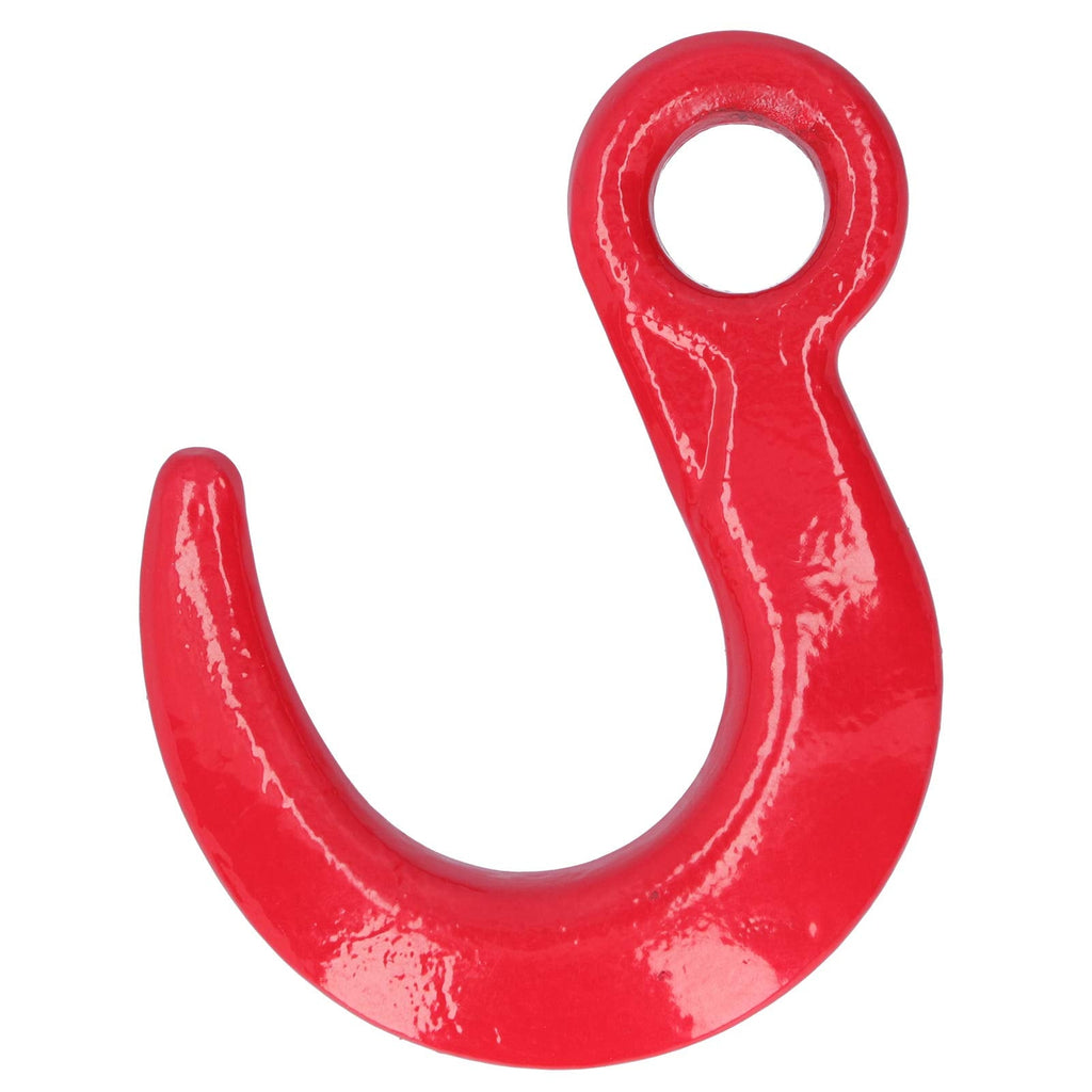  [AUSTRALIA] - Eboxer Safety Hook for Chains, 6500 lbs Clevis Chain Hook, Large Opening Alloy Steel Crane Hoist Hook for Construction Engineering, Strong in Load Bearing