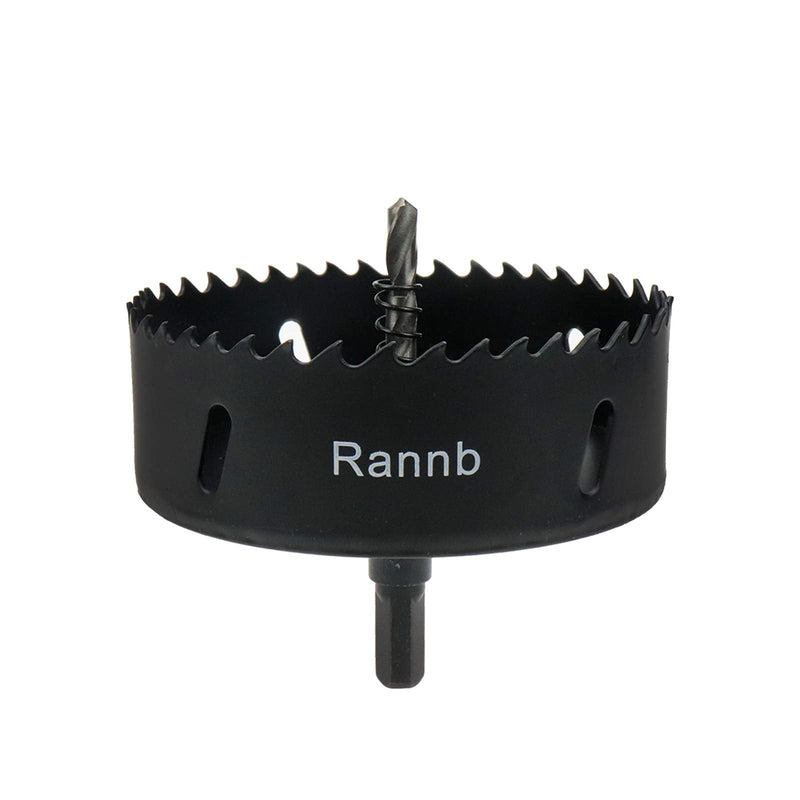  [AUSTRALIA] - Rannb Hole Saw 4-inch Dia Hole Cutting Drill Bit for Drilling Holes in Wood, Plastic, Drywall, Thin Metal 4"/102mm