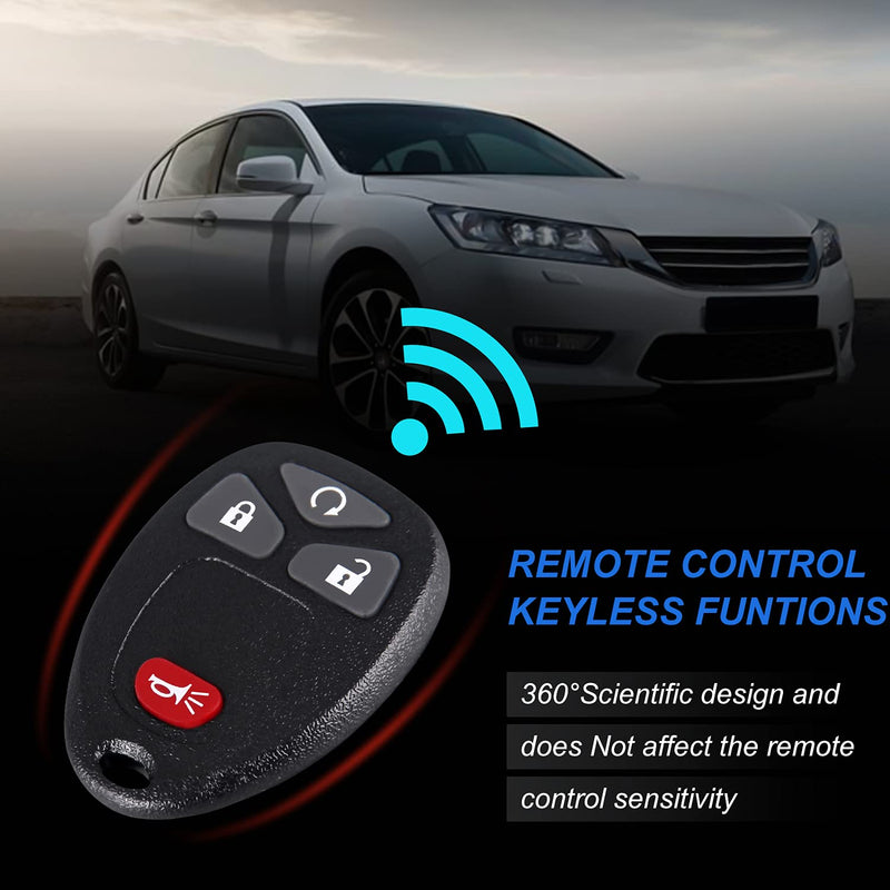  [AUSTRALIA] - Pilida Key Fob Keyless Entry Remote: Remote Keyless Control Clicker Compatible with Chevy SilveradoTraverse Equinox Avalanche/GMC Sierra/Pontiac Torrent/Saturn Outlook Vue OUC60270| OUC60221