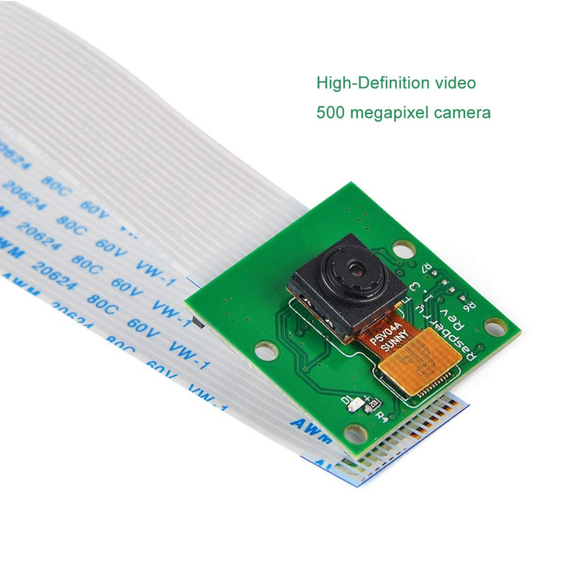  [AUSTRALIA] - Aokin Raspberry Pi Camera Module 5MP 1080p OV5647 Sensor Video Webcam Compatible with 6inch 15Pin Ribbon Cable for Raspberry Pi Model A/B/B+,Pi 2 and Raspberry Pi 2.3,3B+ and Pi 4 Style #1