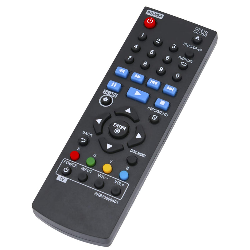 New AKB73896401 Remote Control fit for LG Blu-ray Disc DVD Player BP135 BP135W BP145 BP155 BP165 BP175 BP255 BP300 BP335W BP335WN BP335W-N BP340 BP350 BPM25 BPM34 BPM35 UP870 UP875 BP250-N BP340 - LeoForward Australia