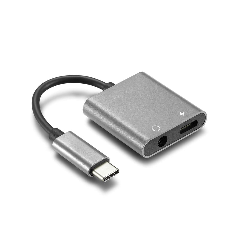  [AUSTRALIA] - PEPPER JOBS C2PDA USB-C to 3.5 mm Headphone Jack Adapter 2-in-1 USB-C to AUX Adapter with Fast Charging, Compatible with Samsung Galaxy S21 Series/Note 20 Ultra/Note 20/S20 Series, iPad Pro and More
