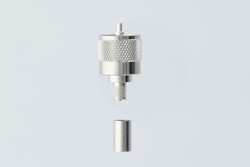  [AUSTRALIA] - MPD Digital UHF PL259 Crimp Connectors for LMR-240, CNT-240, RG8X, Mini-8 and RG59 Type Coax, Bag of 15