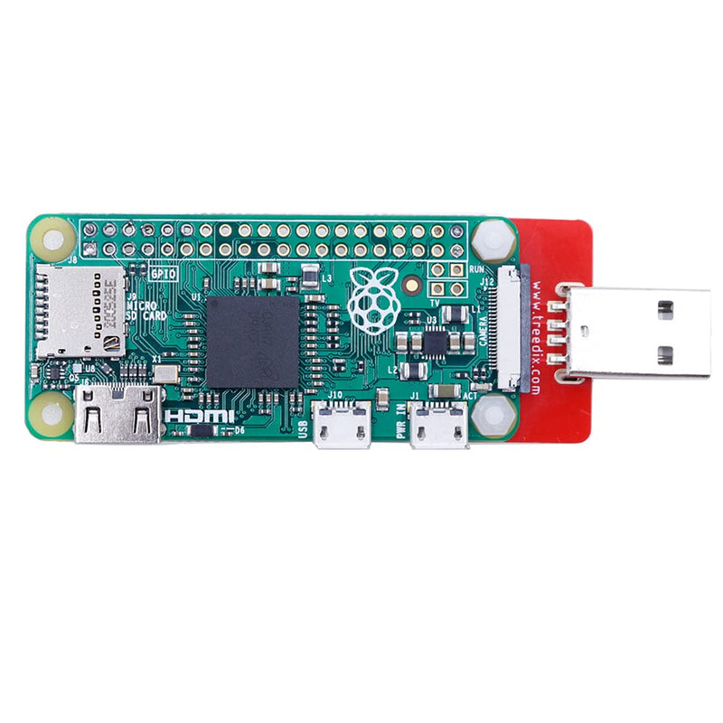  [AUSTRALIA] - Treedix Compatible with Raspberry Pi Zero V1.3/Zero W/WH USB-Micro to USB-A Adapter USB Adapter Plug into Computer USB Port Power Supply and USB OTG Available