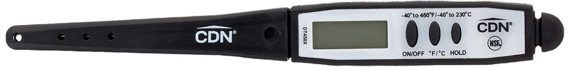 [AUSTRALIA] - CDN DT450X Digital Pocket Thermometer,Black Black