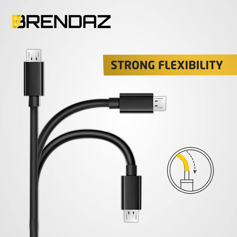  [AUSTRALIA] - BRENDAZ USB 2.0 Type A Male to Micro Type B Male Cable Works as Replacement with Nikon UC-E20 and is Compatible with Nikon D3500, D5600, D7500 DSLR and Z 50 Mirrorless Digital Camera. (6-Feet) 6-Feet