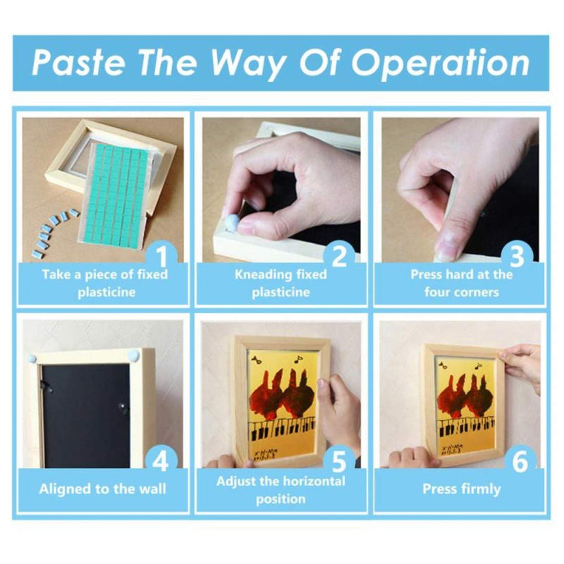  [AUSTRALIA] - 180 Pieces Removable Adhesive Poster Putty Reusable Multipurpose Mounting Tacky Putty for Hanging Pictures Poster Art Photography (Blue) Blue
