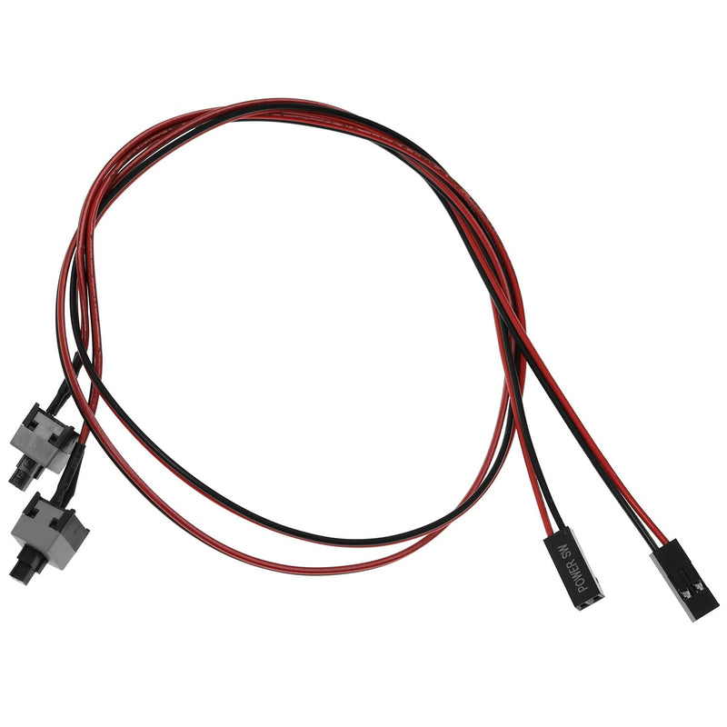  [AUSTRALIA] - SQXBK ATX PC Power Switch Cord 10PCS 55cm/22inch 2 Pin SW PC Motherboard Mainboard Power Cables On/Off Restart Button Power Cable