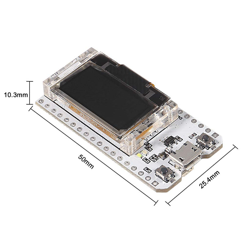 [AUSTRALIA] - MELIFE for ESP32 OLED WiFi Kit Development Board, New Version 8MB Flash, ESP32 WiFi + Bluetooth 0.96 Inch OLED Display CP2102 Internet for Arduino ESP8266 NodeMCU