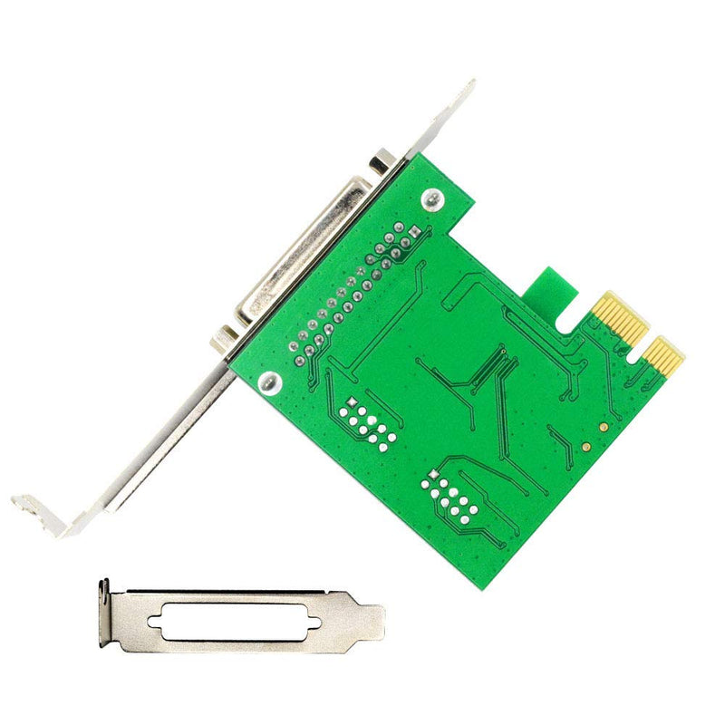  [AUSTRALIA] - GODSHARK PCIe Parallel Port Expansion Card, PCI Express to DB25 LPT Converter Adapter Controller for Desktop with Low Bracket, Support SPP / PS2 / EPP / ECP Modes