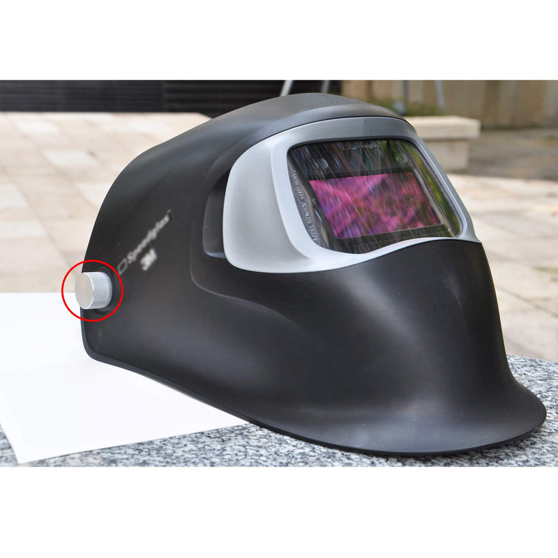  [AUSTRALIA] - Newace Welding Helmet Pipeliner Headgear Replacement Parts Accessories for Screws Flip Hood Fasteners Aluminum (Silver) Silver