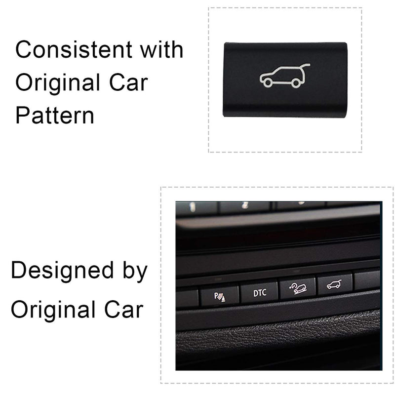 Jaronx Tailgate Rear Trunk Switch Button Cover for BMW X5 E70 2006-2013/ X6 E71 2008-2014 (1 PCS) - LeoForward Australia