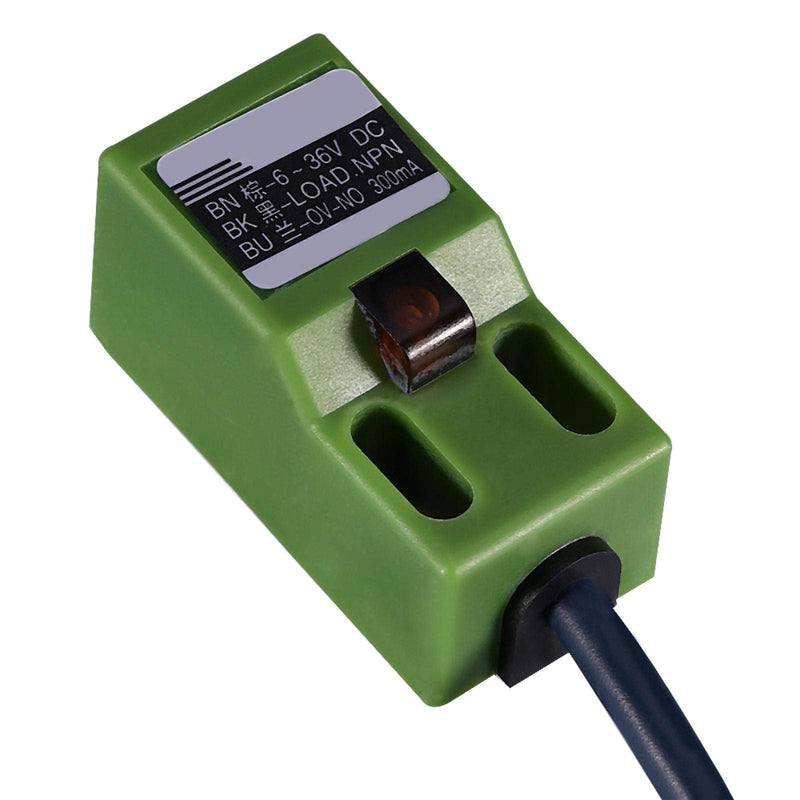  [AUSTRALIA] - DC 6-36V Inductive Proximity Sensor Switch Detector Automatic Leveling Position Sensor SN04-N Three-wire NPN (Green)