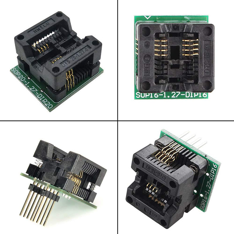 Ximimark 2Pcs SOIC8 SOP8 to DIP8 IC Programmer Socket Converter Adapter Module 150mil 200mil For 25xx Eeprom Flash - LeoForward Australia