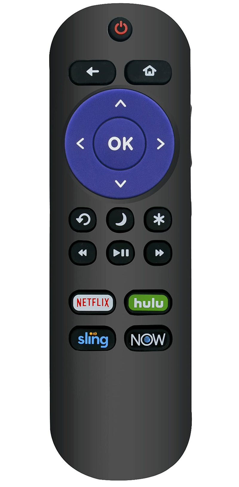 Replaced Remote fit for Hisense Roku TV 32H4D H4 Series 40H4D 43H4D 50H4D 55H4D 55R7E 65R6070E 65R7E1 40H4F 43R7E 50R7E 32H4E1 55R6E 60R5800E 50R6E 65R6E1 32H4030F 40H4030F 43R6E 43H4030F 55R60 - LeoForward Australia