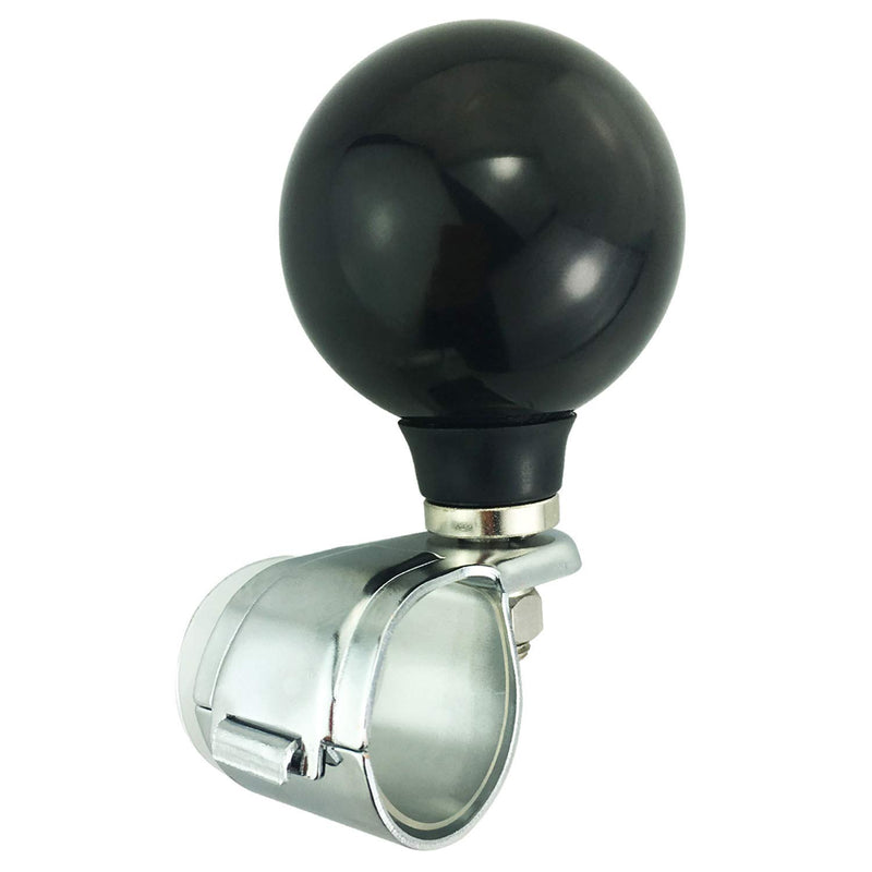  [AUSTRALIA] - Abfer Steering Knob Car Wheel Power Turning Aid Helper Spinner Suicide Brodie Knobs for Most Vehicles Trucks Boats (Black)