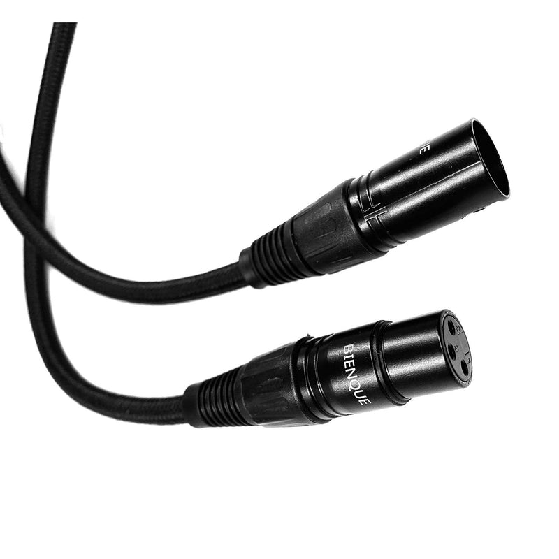  [AUSTRALIA] - XLR Cable,BIENQUE Microphone Cable,3pin 6ft XLR Cable(2pack) 6feet