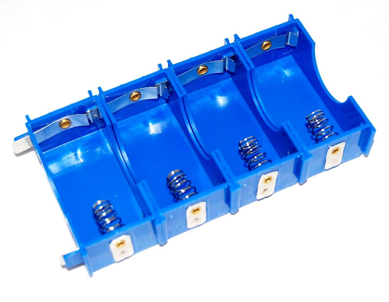 Package of 4 D-Cell Battery Holders for Parallel or Series Connections - LeoForward Australia