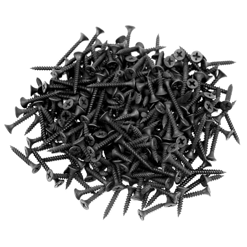  [AUSTRALIA] - AMJ-M3.5, 300pcs Screws in 4 Popular Sizes, Carbon Steel Screws Assortment Kit for Dig or Wood Working Projects, Needn't Pre-Drilling on Wood, Drywall. M3.5*16mm — M3.5*20mm — M3.5*25mm — M3.5*30mm