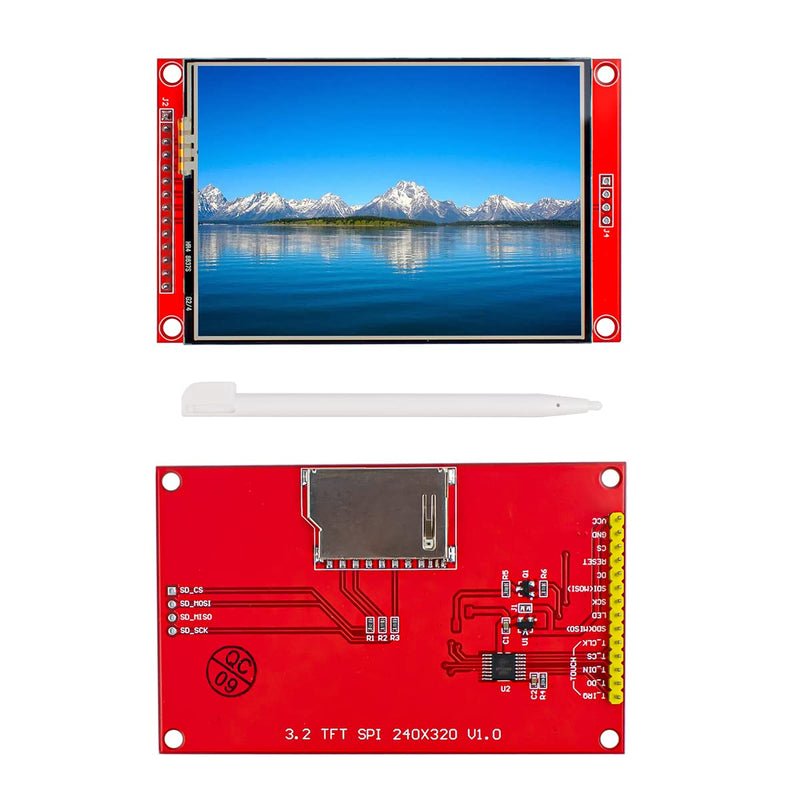  [AUSTRALIA] - Hosyond 3.2 Inches TFT LCD Touch Display Screen Panel 320x240 SPI Serial ILI9341 with Touch Pen Compatible with Arduino R3/Mega Development Board