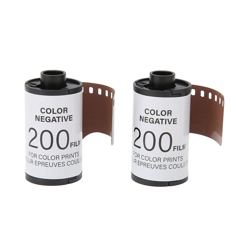  [AUSTRALIA] - 2 Roll 35mm Roll Film, 8 Sheets Each High Definition HD Camera Color Negative Film for Beginners