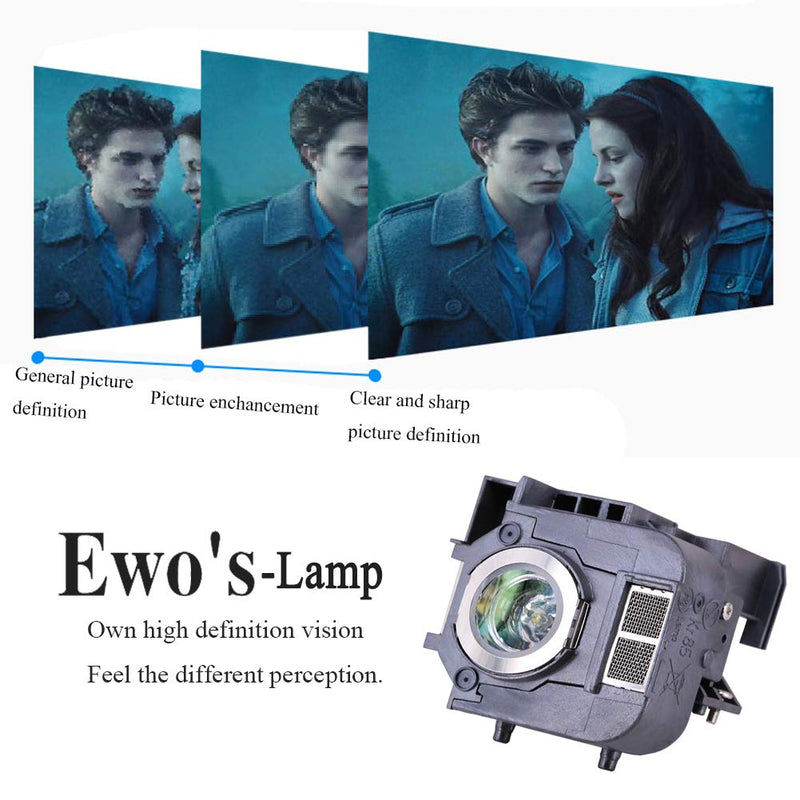  [AUSTRALIA] - EWO'S ELP50 Replacement Projector Lamp for Epson ELPLP50/V13H010L50 Powerlite 84 84+ 825 825+ 826W 826W+ 85 85+ Lamp Bulb Replacement