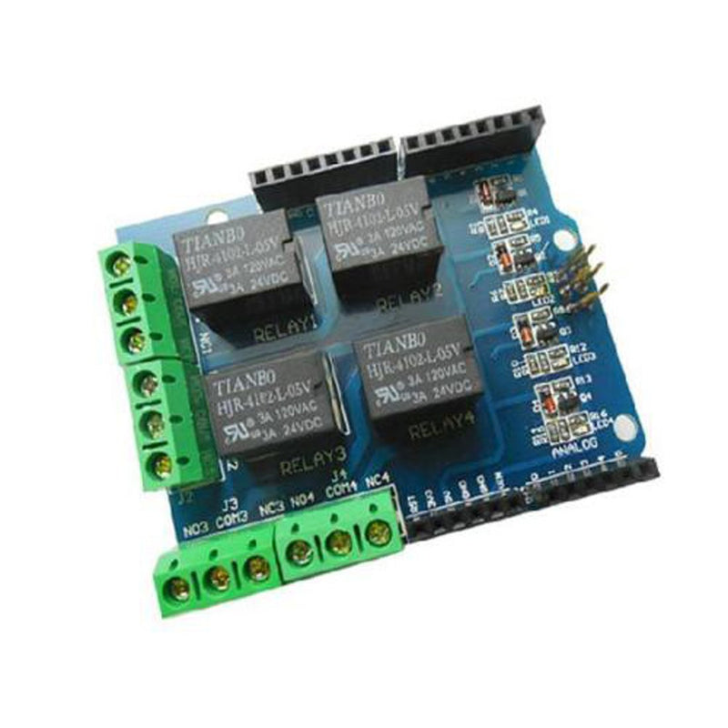  [AUSTRALIA] - HiLetgo 5V 4 Channel Relay Shield for UNO R3 Relay Shield Four Channel Relay Shield for UNO R3