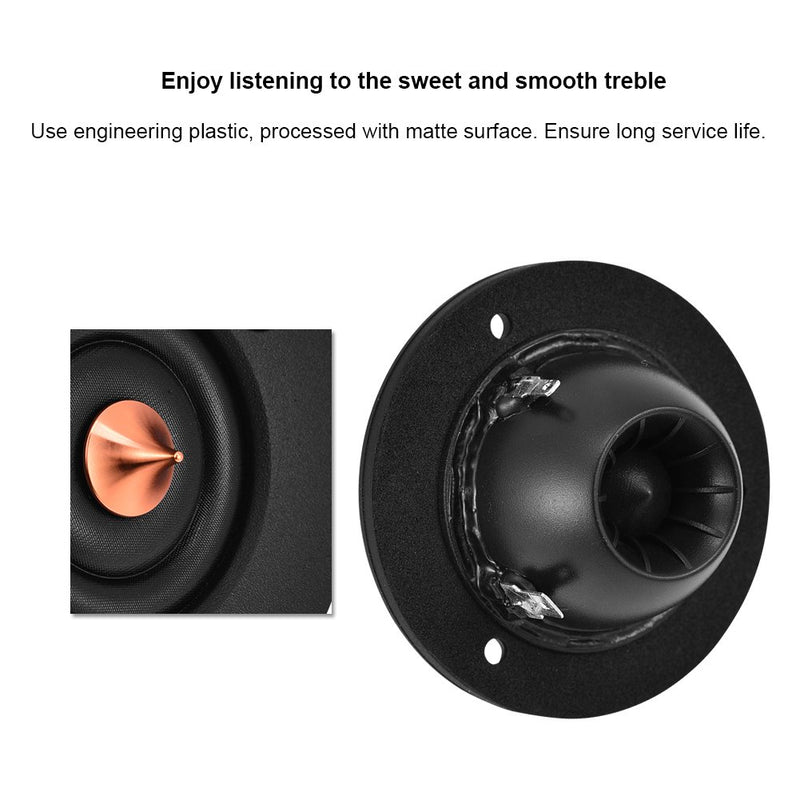 Zerone 1 Pair 2" 4Ohm 30W Silk/Polymer Composite Dome Tweeters Treble Speaker HiFi Stereo Heavy Bass Car Loudspeakers - LeoForward Australia