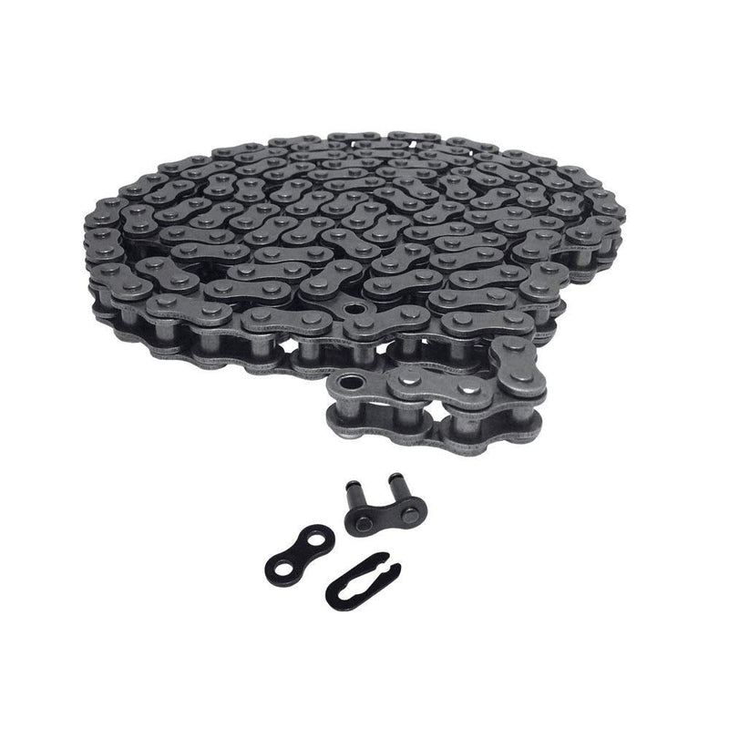  [AUSTRALIA] - AZSSMUK #35 Roller Chain 5 Feet 40Mn Carbon Steel Material with 1 Connecting Link for Go Kart, Motorcycles, Mini Bike Chain Replacements… 35-5FT