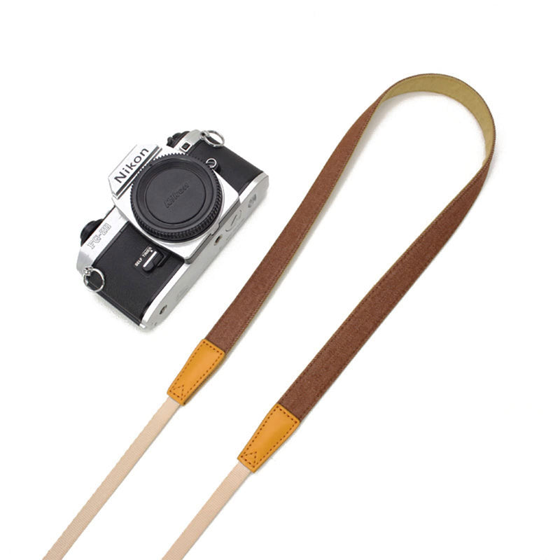  [AUSTRALIA] - Camera Strap, Denim Style Camera Straps For Photographers, Camera Neck & Slim Shoulder Sling For All Dslr Camera, Photographer Gifts Pack Of 3（Black+Brown+Coffee）