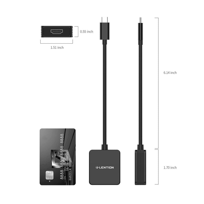  [AUSTRALIA] - LENTION USB C to HDMI Adapter, 4K/30Hz Digital AV Converter Compatible 2020-2016 MacBook Pro 13/15/16, New iPad Pro/Mac Air/Surface, Chromebook, Samsung S20/S10/S9/S8/Plus/Note, More (CB-CU207, Black)