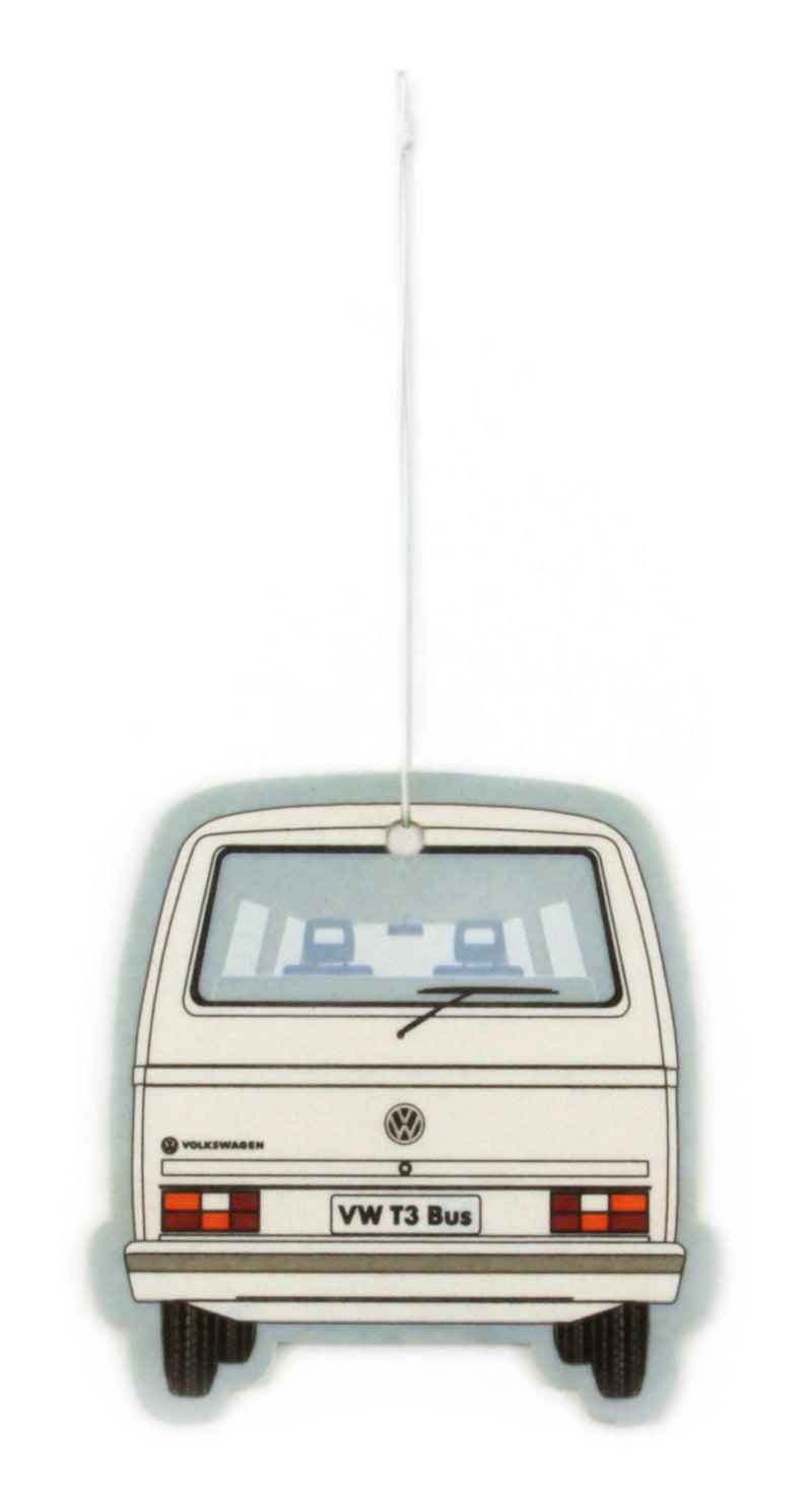 BRISA VW Collection - Volkswagen Scented Car Air Freshener Fragrance Deodorizer for Car/Auto or Home with Volkswagen Vanagon Bus T3 Camper Van FrontDesign (Pina Colada/White/2-pc Set) - LeoForward Australia