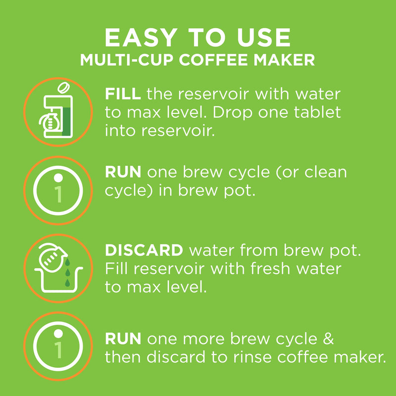  [AUSTRALIA] - Affresh Coffee Maker Cleaner, Works with Multi-cup and Single-serve Brewers, 3 Tablets