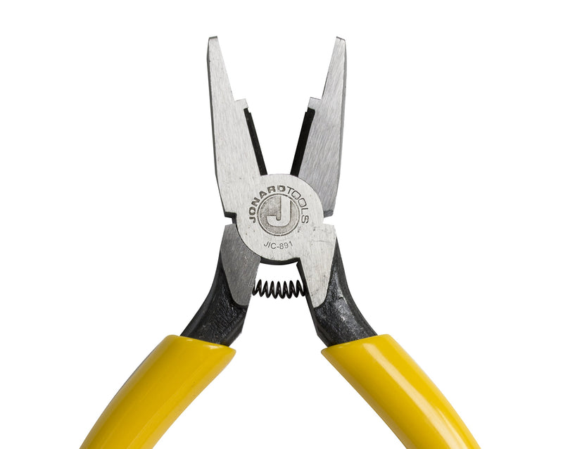  [AUSTRALIA] - Jonard JIC-891 Connector Crimping Plier with Side Cutter, 5-13/16" Length