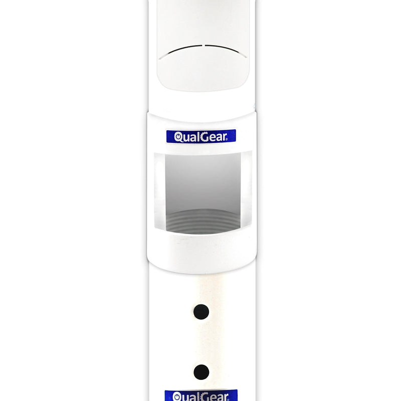  [AUSTRALIA] - QualGear QG-PRO-PM-PCO-W Pro-AV 1.5" Npt Threaded Pipe Connector with Opening Projector Accessory Pipe Connector w/ Opening - White