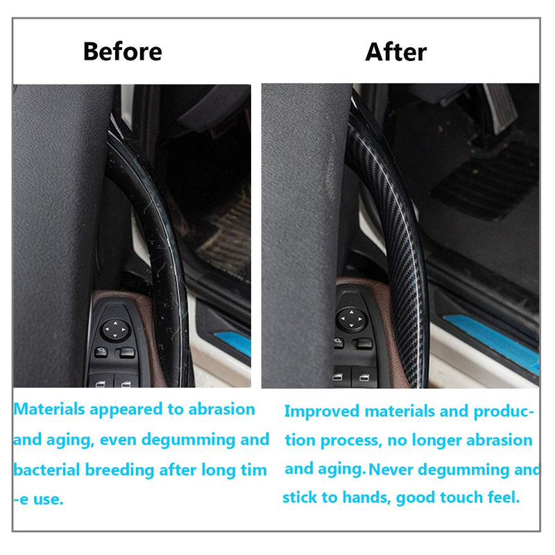 Door Handle Inner Trim Decor for BMW 3/4 Series, TTCR-II Right/Left Carbon Fiber Armrest Handle Inner Bracket Cover Fits BMW 320,328,330,335,M3 F30/F31 2012-2018 and BMW 428, 435,M4 F32/F36 2014-2017 - LeoForward Australia