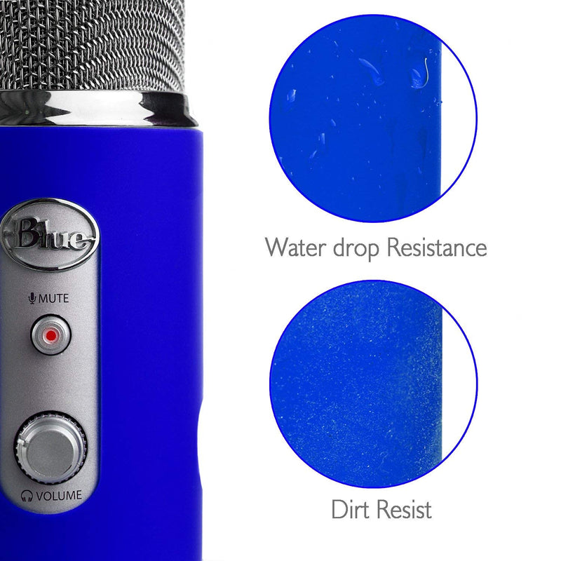  [AUSTRALIA] - YOUSHARES Blue Yeti Protector - Full Protection Silicon Cover for Yeti & Yeti Pro Microphone (Yeti Blue)