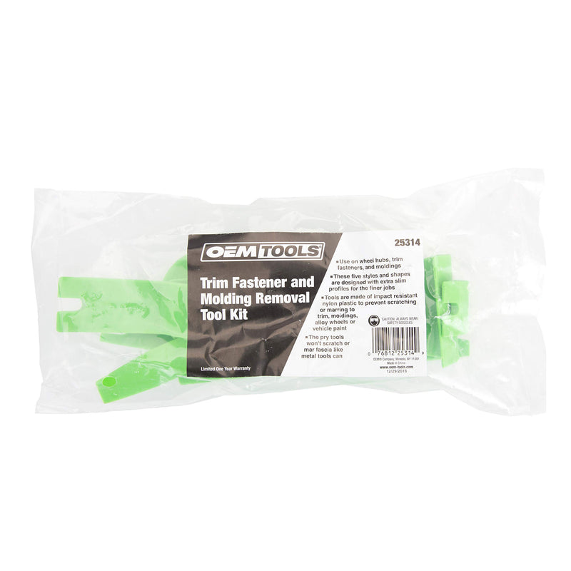  [AUSTRALIA] - OEMTOOLS 25314 Trim Fastener & Molding Removal Tool Kit | Each Tools’ Contours are Specially Designed for Removal of Automotive Molding, Fasteners, & Bezels | Pry Tools Won’t Scratch Your Car