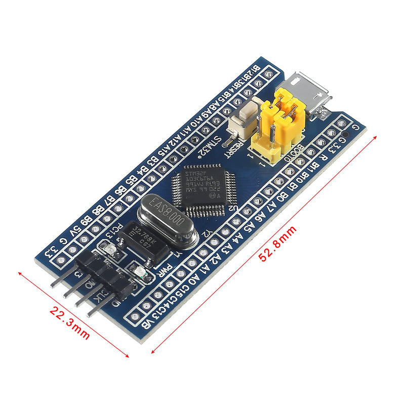  [AUSTRALIA] - Alinan 3pcs STM32F103C6T6 Minimum System Development Board with Imported Chip STM32 ARM Core Learning Board Module for Arduino