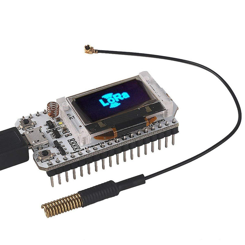  [AUSTRALIA] - HiLetgo ESP32 LoRa SX1278 0.96 inch OLED Display Development Board WiFi Bluetooth Dual Core 240MHz CP2102 and 433/470MHz Antenna for Arduino Smart WiFi LoRa 32