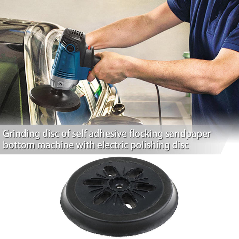  [AUSTRALIA] - 6 Inch 6 Holes Sanding Disc Pad Backing Sander Hook and Loop Self Adhesive Disc Black Compatible with Bosch GEX 150 GEX 150 AC GEX 150 Turbo Sanders