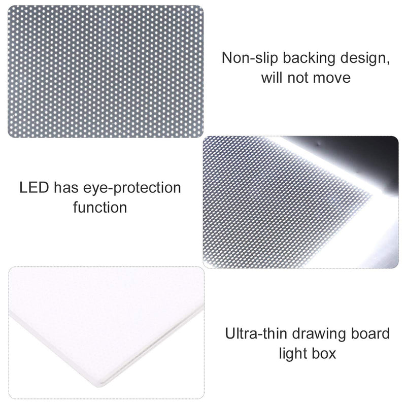  [AUSTRALIA] - Tracing Light Box, Artcraft LED Trace Light Pad Tracing LED Copy Board A6 LED Light Tablet Tracing Flip Book Kit with USB Cable for Painting for Calligraphy