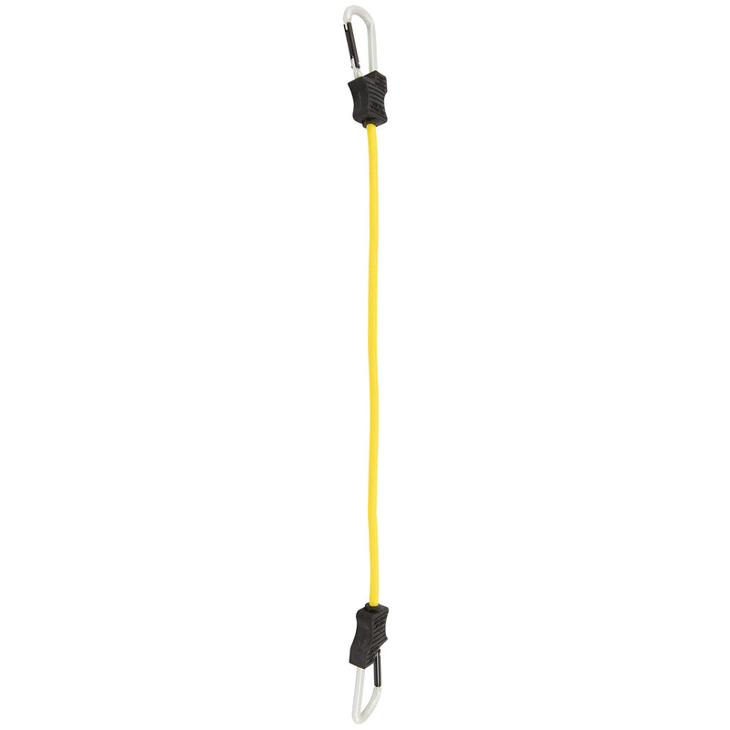  [AUSTRALIA] - Keeper 06152 24" Super Duty Bungee Cord with Carabiner Hook (Yellow)