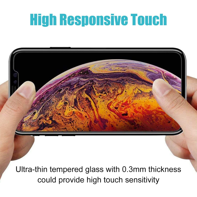  [AUSTRALIA] - [3 Pack] Privacy Screen Protector for iPhone 11/iPhone XR Anti-Spy Tempered Glass Film Upgrade 9H Hardness Case Friendly Easy Installation Bubble Free 3D Touch Support [6.1 inch] 6.1 inch 2019 11/XR Black