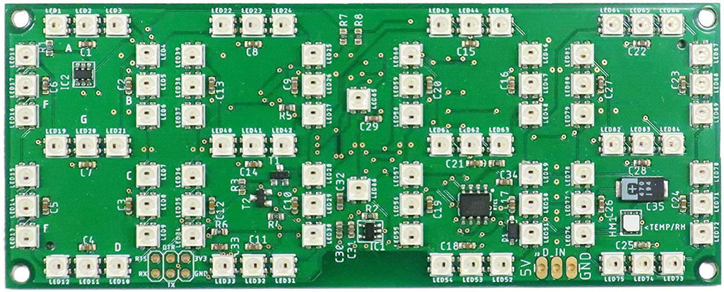  [AUSTRALIA] - Generic ESPixel Clock Pixel-Based 7 Segment Display with ESP32