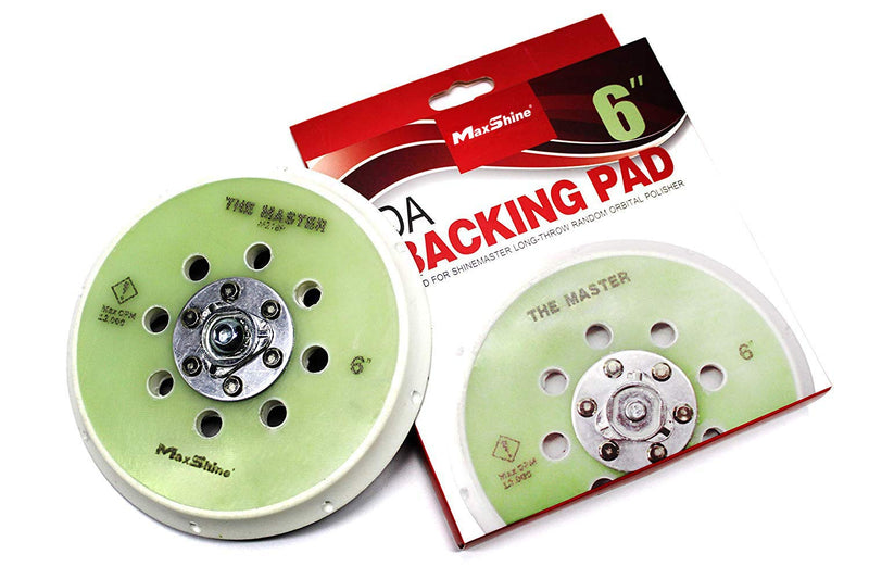  [AUSTRALIA] - Maxshine Dia:150mm/6 inch DA Backing Pad Ideal for All Brands of Dual Action Polisher Dia: 150mm/6"