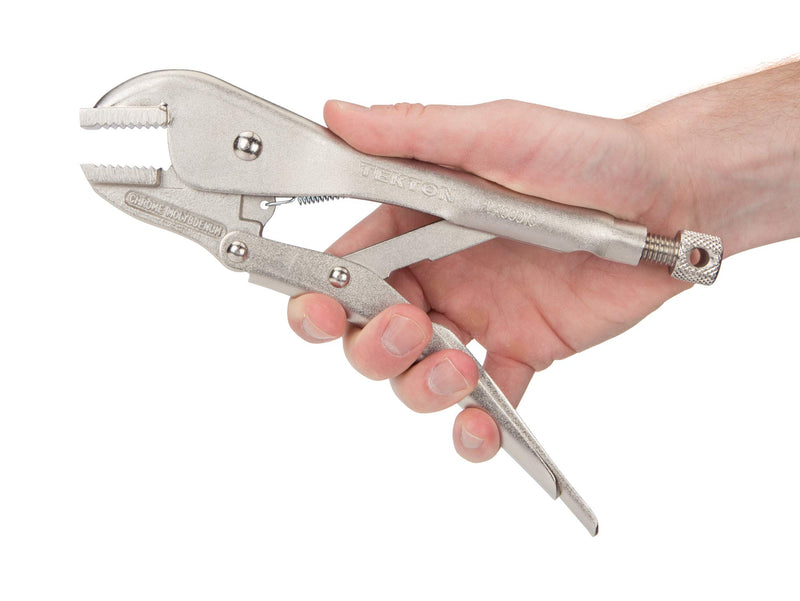  [AUSTRALIA] - TEKTON 10-Inch Straight Jaw Locking Pliers | PLK00010