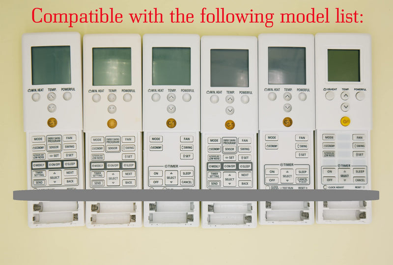  [AUSTRALIA] - RCECAOSHAN Replacement for Fujitsu Air Conditioner Remote Control AR-RED1U ARRED1U AOU9RLS2 AOU12RLS2 AOU15RLS2 ASU9RLS2 ASU12RLS2 ASU15RLS2 Display in Both Fahrenheit and Celsius