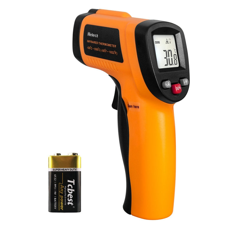  [AUSTRALIA] - Helect (Not for humans) Digital Laser Infrared Thermometer Pyrometer (-50°C to 550°C) with LCD lighting